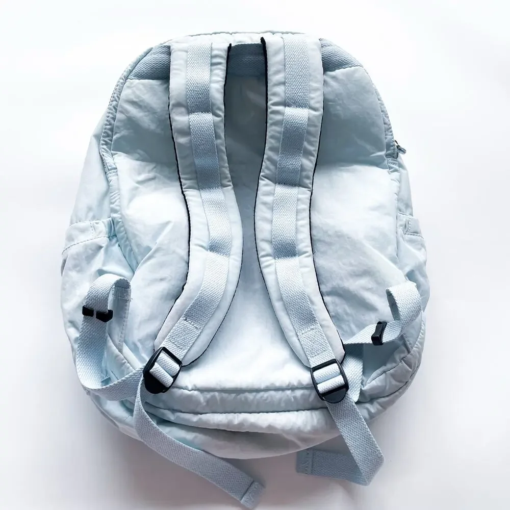 Kipling Seoul Laptop Backpack Powder Blue XL Nylon Lightweight